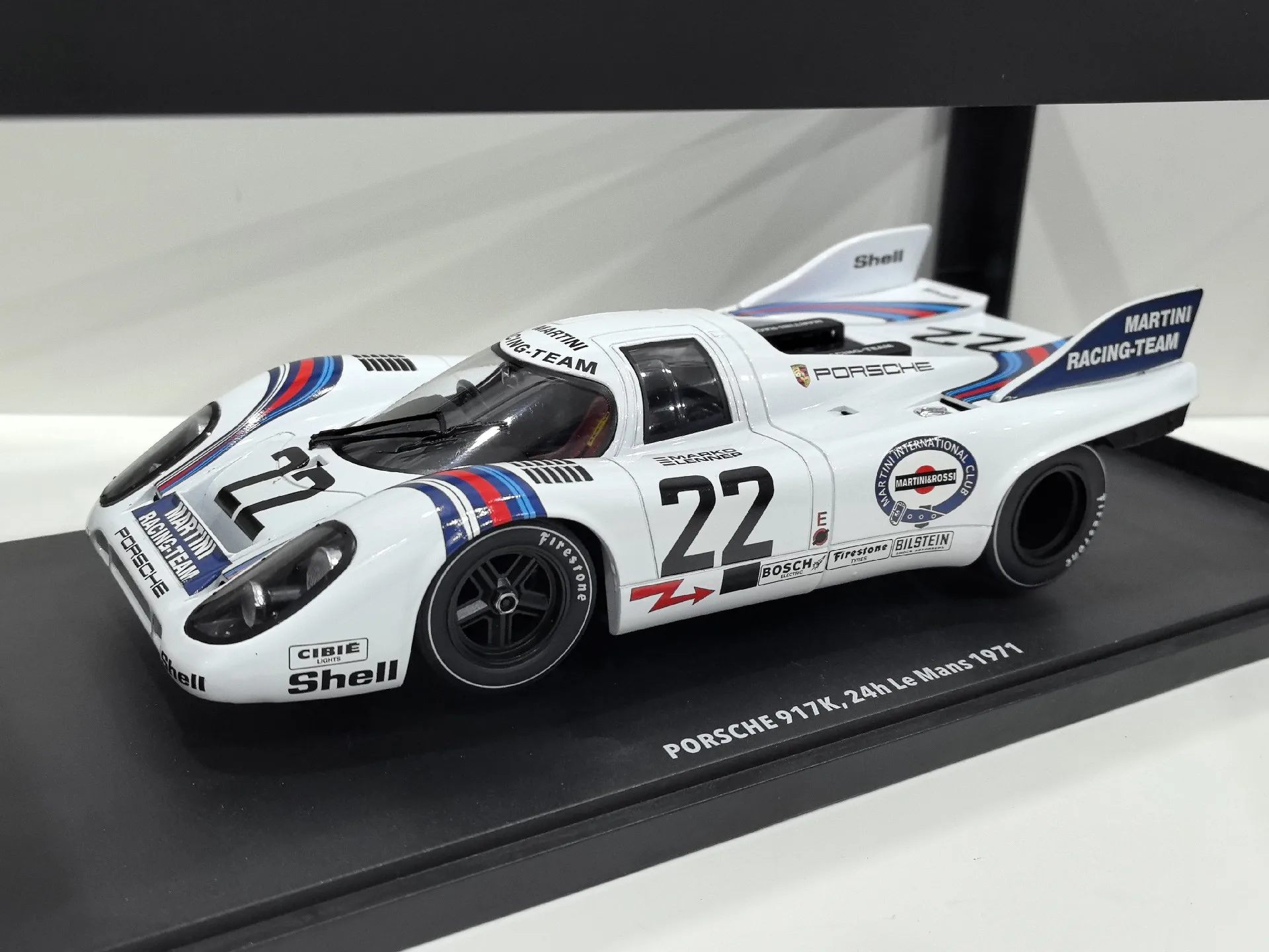

Diecast WERK83 1/18 Scale PORSCHE 917K #22 1971 Porsche Martini Painted 24 Hours Le Mans Alloy Car Model Collectible Toy Gift