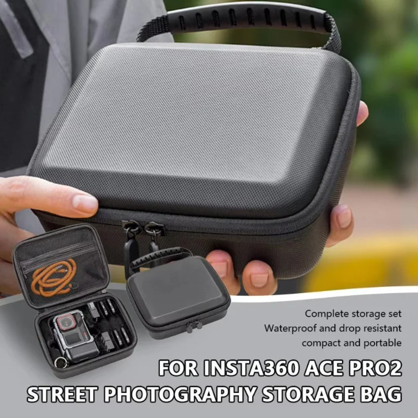 

For Insta360 Ace Pro2 Storage Case Street Shooting All in One Carrying Bag Hard Shell Organizer Accessories