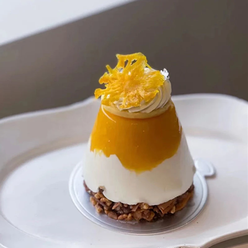 أواني خبز بلاستيكية قابلة لإعادة الاستخدام مع غطاء ، قالب بودنغ ، قالب كيك جيلي بودنغ تصنعه بنفسك ، أداة خبز ، 1 way