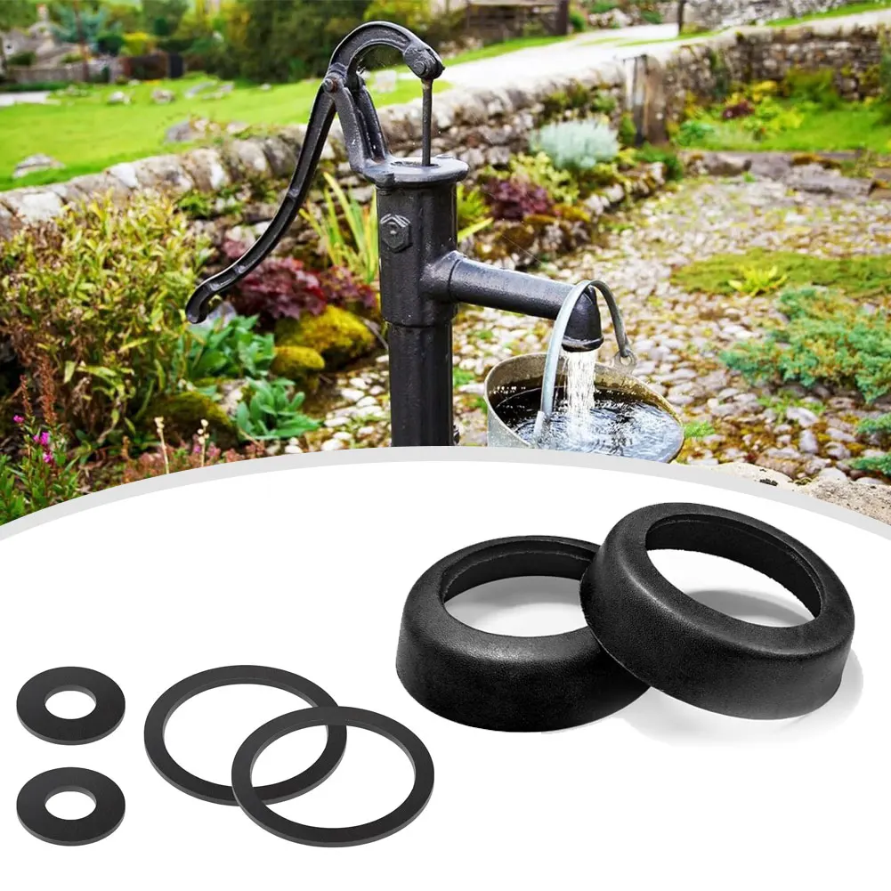 2 Sets Of 90 Handle Pump Leather Seals Set OD 60 Mm Leather Sleeve And O-ring Seals Set Bottom Compatible With Hand Pumps