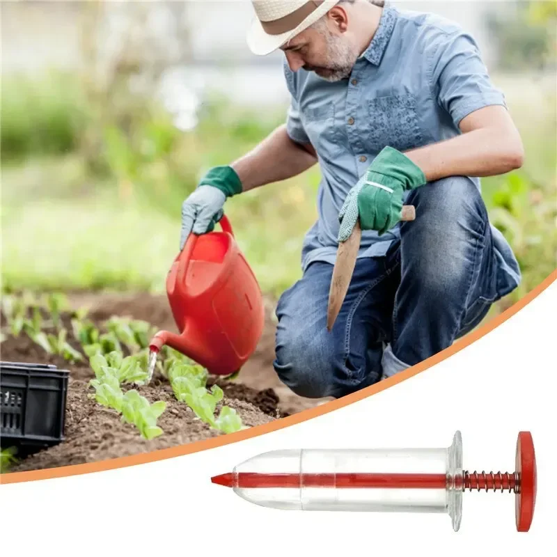 1 Stuks Spuit Zaaimachine Mini Zaad Zaaien Dispenser Tuin Precisie Zaaien Bemesten Planter Handleiding Zaai Bloem Bonsai Gereedschap