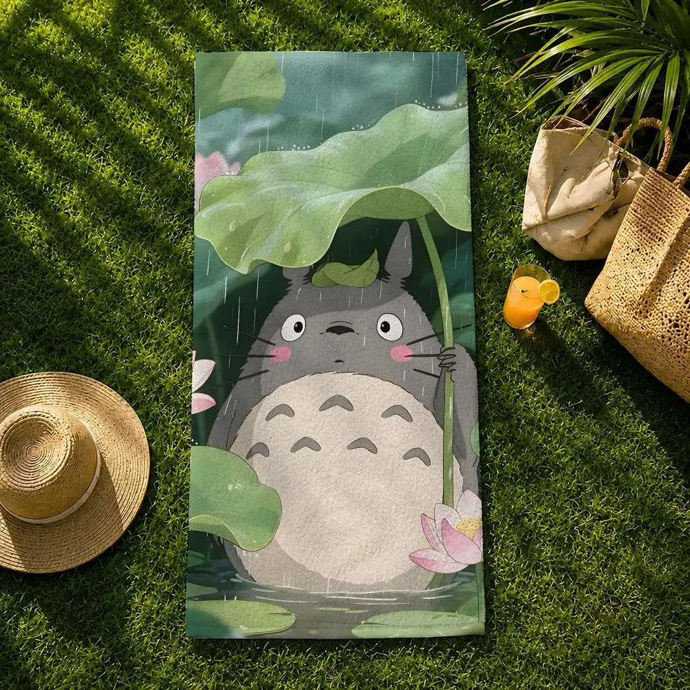 T-T-TotoroS-S Towel Beach Towel Quick Dry Absorbent Bath Towel For Swimming Gym Camping Outdoor Sunbathing