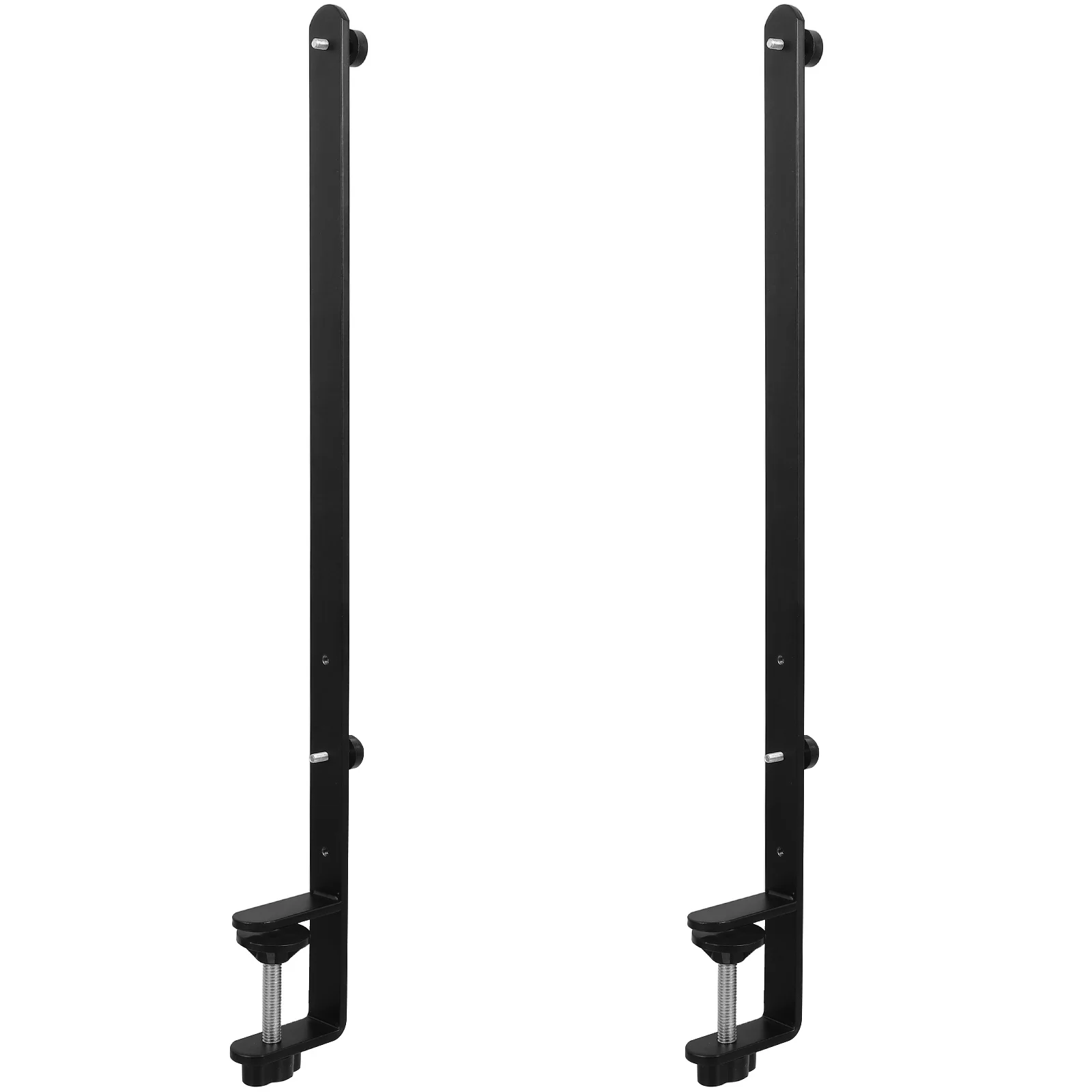 

2Pcs Adjustable Desktop Stand for Pegboards Height Adjustable Sturdy Over The Table Rod Stand for Home Office Workshop