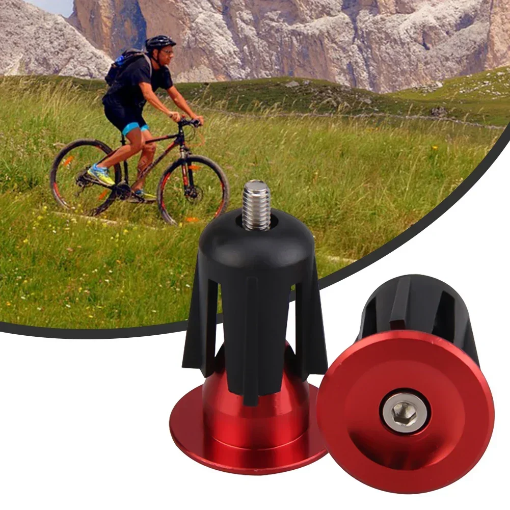 2PCS Mountain Bike Expansion Lock Bar End Plugs Aluminum Alloy Handlebar Bicycle Accessories Replace MTB Bikes Handlebar Plug