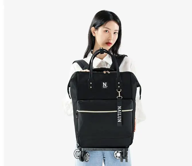 Women wheeled backpack rolling luggage bags women travel tote bag carry on Luggage bags  travel Trolley Bags on wheels Suitcase