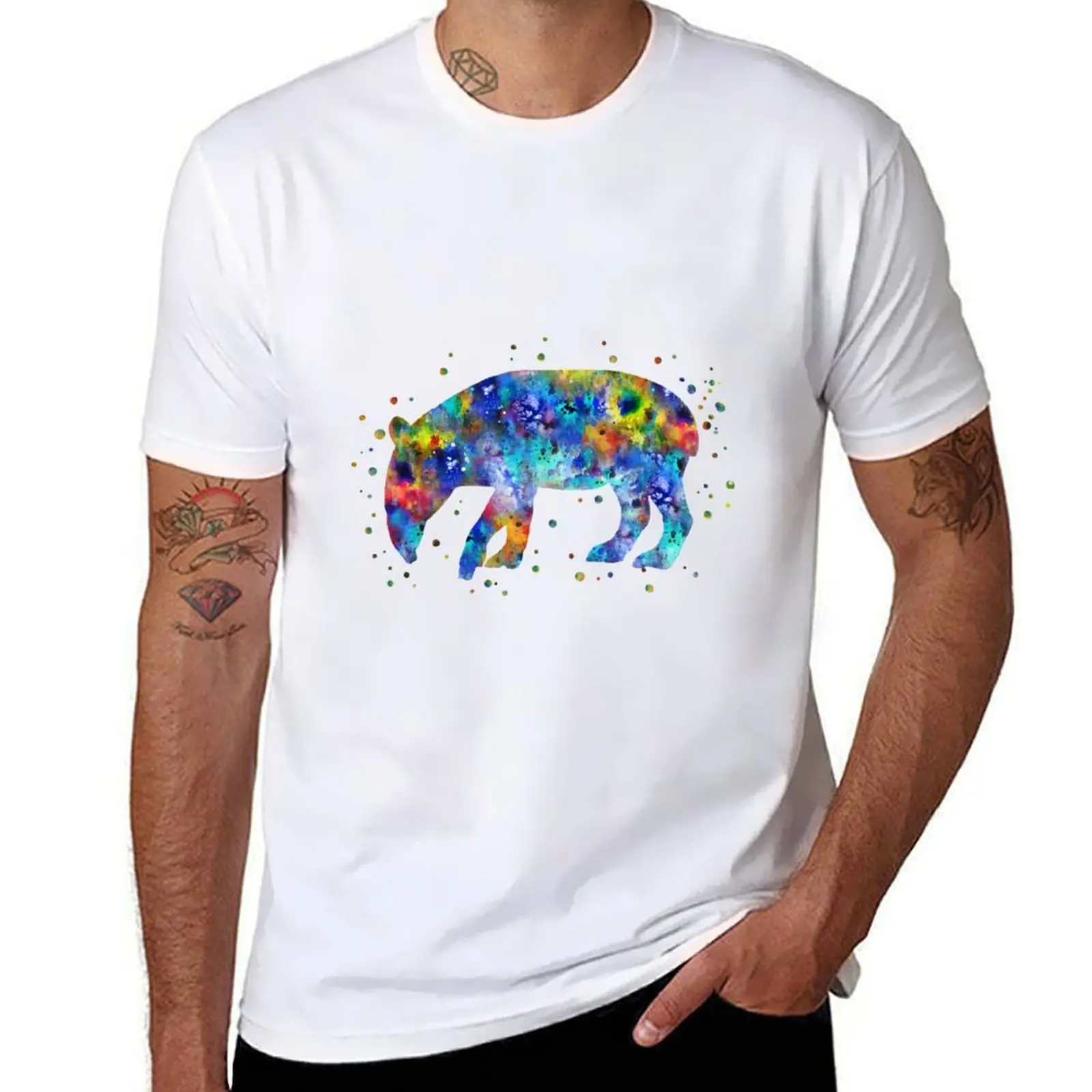 

Tapir T-Shirt man t shirt graphic man t shirt cotton T-Shirt