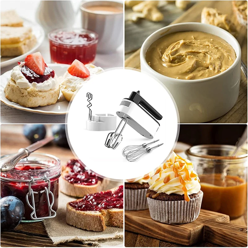 Frother นมไฟฟ้า Foam โฟมแบบใช้มือถือความเร็วสูงเครื่องดื่มผสมกาแฟ Frothing Wand 6 Stick การกำหนดค่าเครื่องปั่น