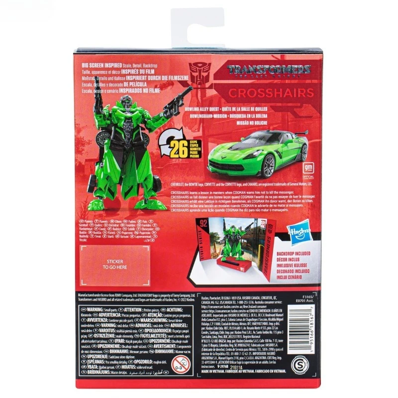 Disponibile Hasbro Transformers Toy Studio Series SS-92 Crosshairs Movie Toys Robot Action Figures Regali Hobby