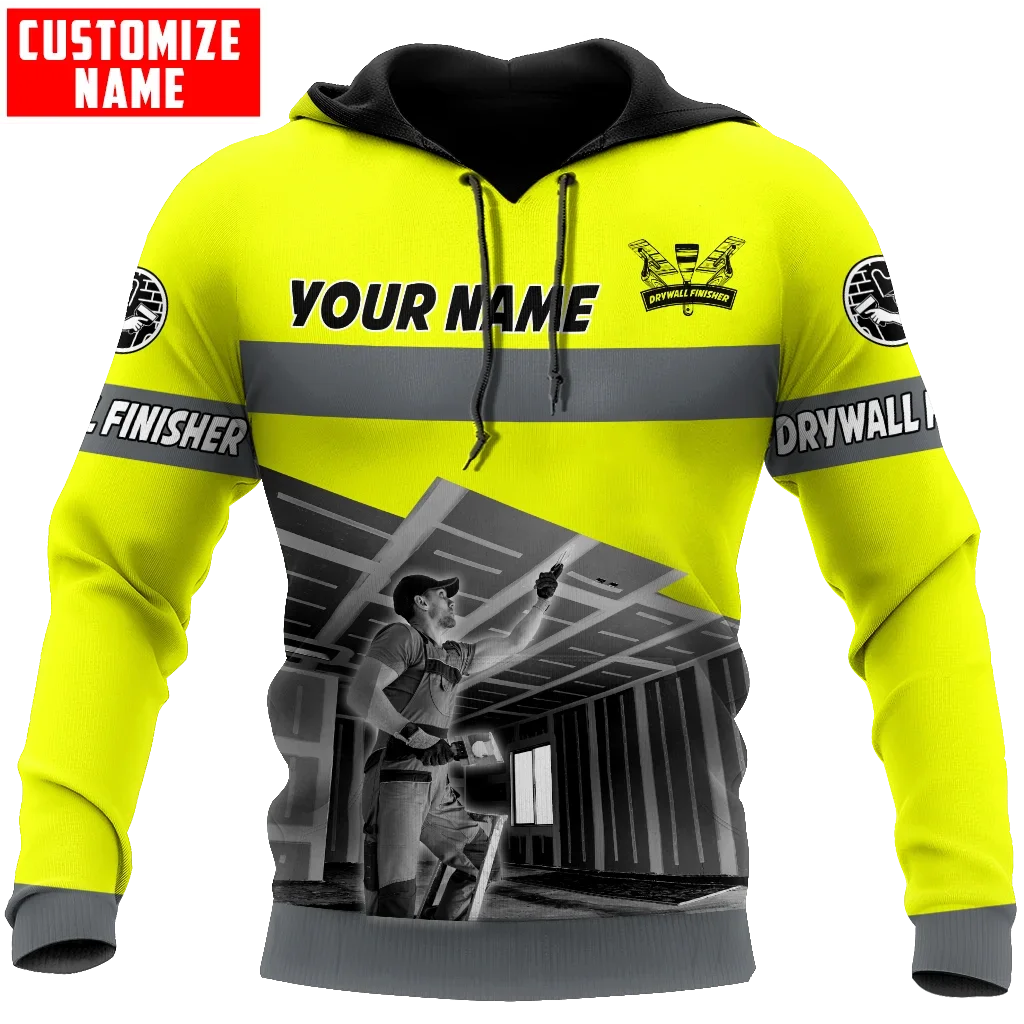 

Drywall Plasterer Finisher Job Custom 3D Full Print Hoodie Man Outwear Zipper Pullover Hooded Sweatshirt Casual Jersey Tracksuit