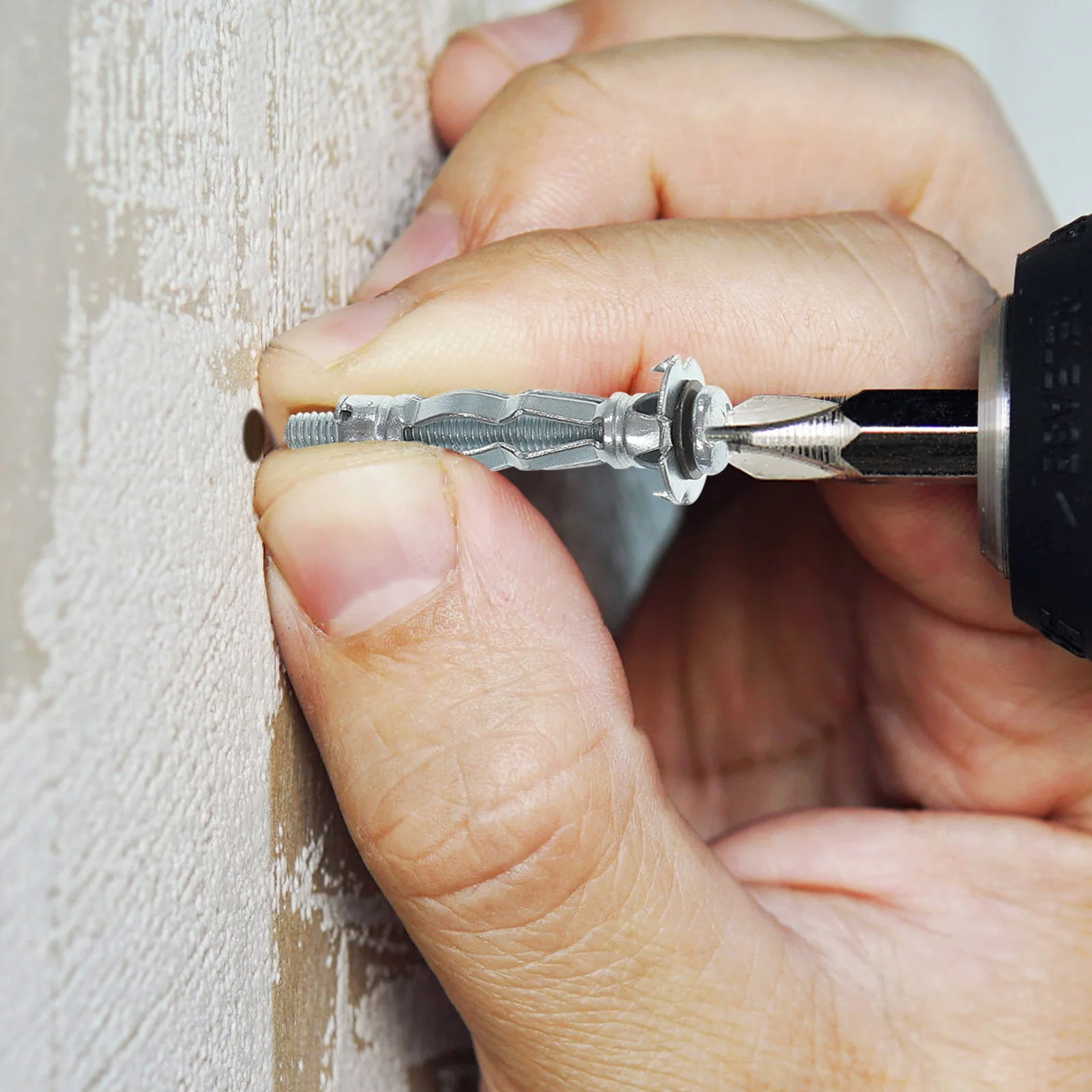 

42Pcs Hollow Wall Anchors Drywall Screw Fasteners Fixing Hollow Door Anchor Expansion Nut Jack Nuts Kit for Gypsum Board