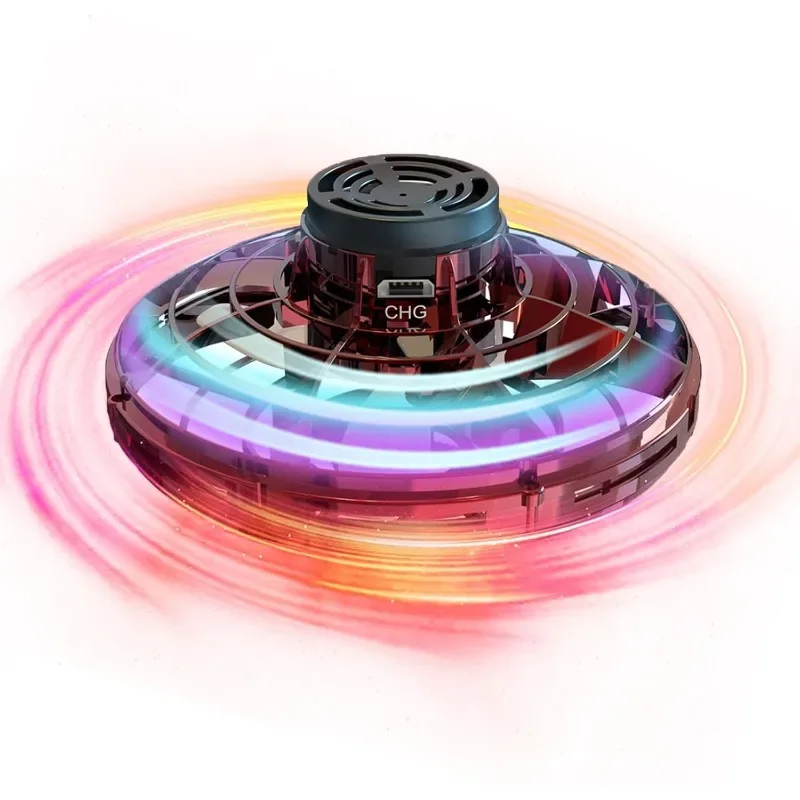 

Flying Spinner Mini UFO Drone Flying Fidget Spinner Hover UFO Boomerang Toy Hand Controlled Mini Drone Spinning Flying Toy