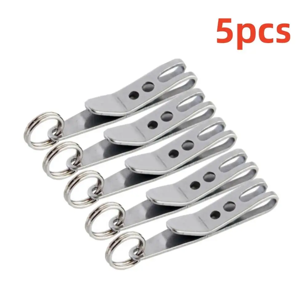 1/5pcs EDC Bag Gear Pocket Suspension Clip with Key Carabiner Outdoor Quicklink Tool Key Keychain Suspension Clip