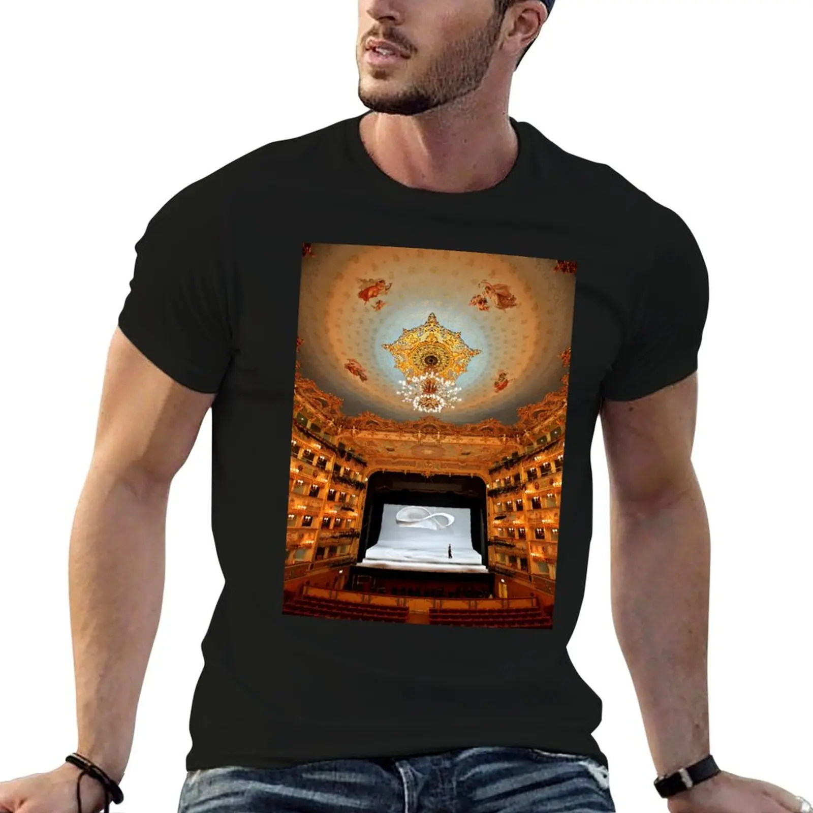 

T-Shirt - Gran Venice shirts La brand luxury Fenice man t high cotton t shirt man quality Teatro