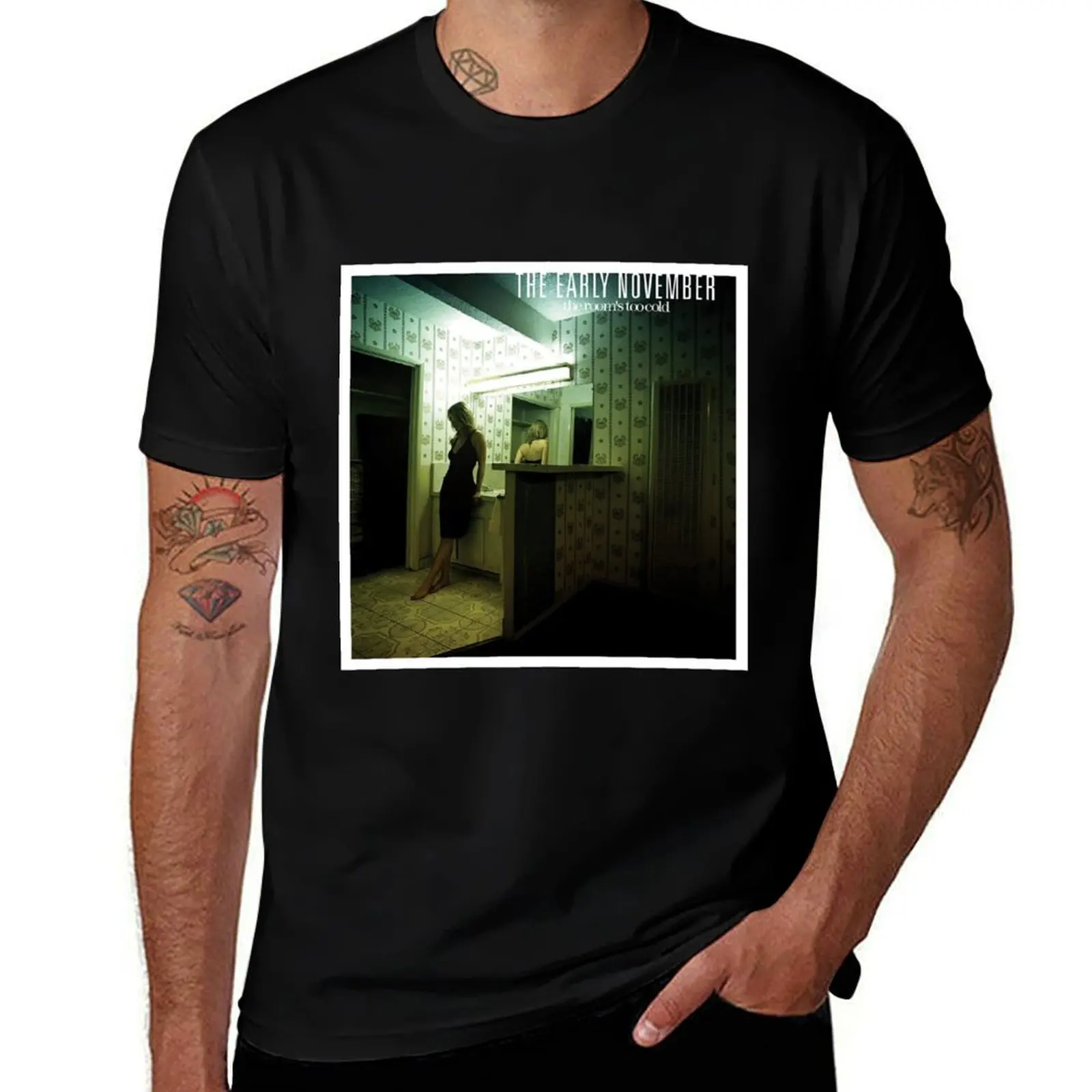 

The Early November - The Room's Too Cold T-Shirt Holiday Casual Short Sleeve Top