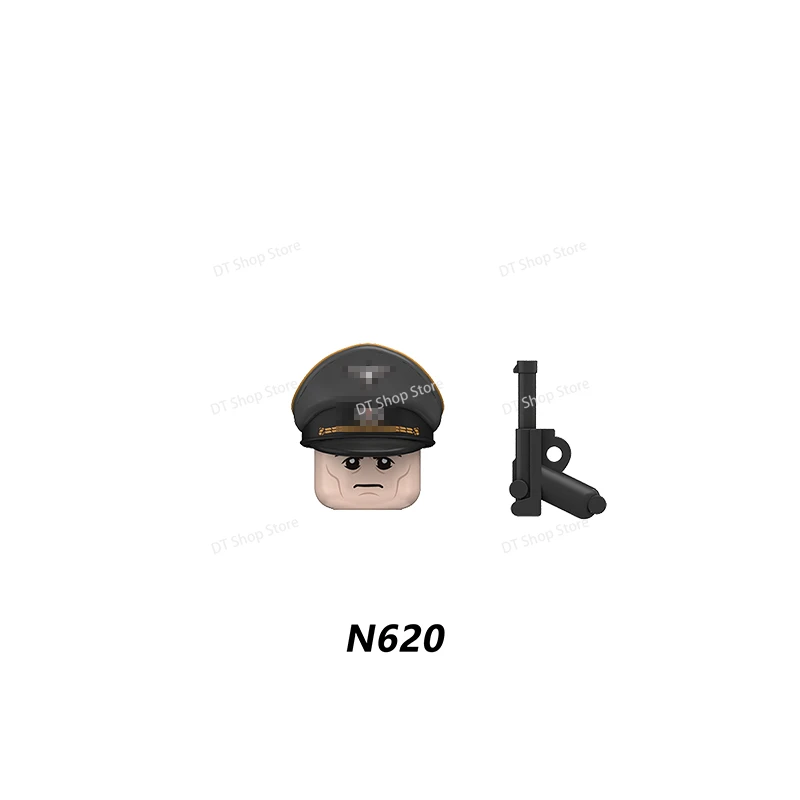 N617-620 Soldier Series Accessories MOC Building Block Mini Figures Mini Characters Educational Boy Toys Christmas Gifts