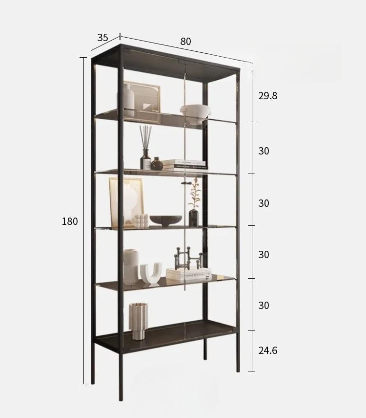 

Minimalist Home Showcase Lego Figure Glass Showcase Locker Home Living Room Standing Cabinet