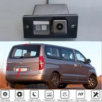 Cámara de visión trasera de coche para Hyundai H1 H-1 Cargo i800 iMax iLoad H300 H100 Grand Starex Royale para aparcamiento HD visión nocturna