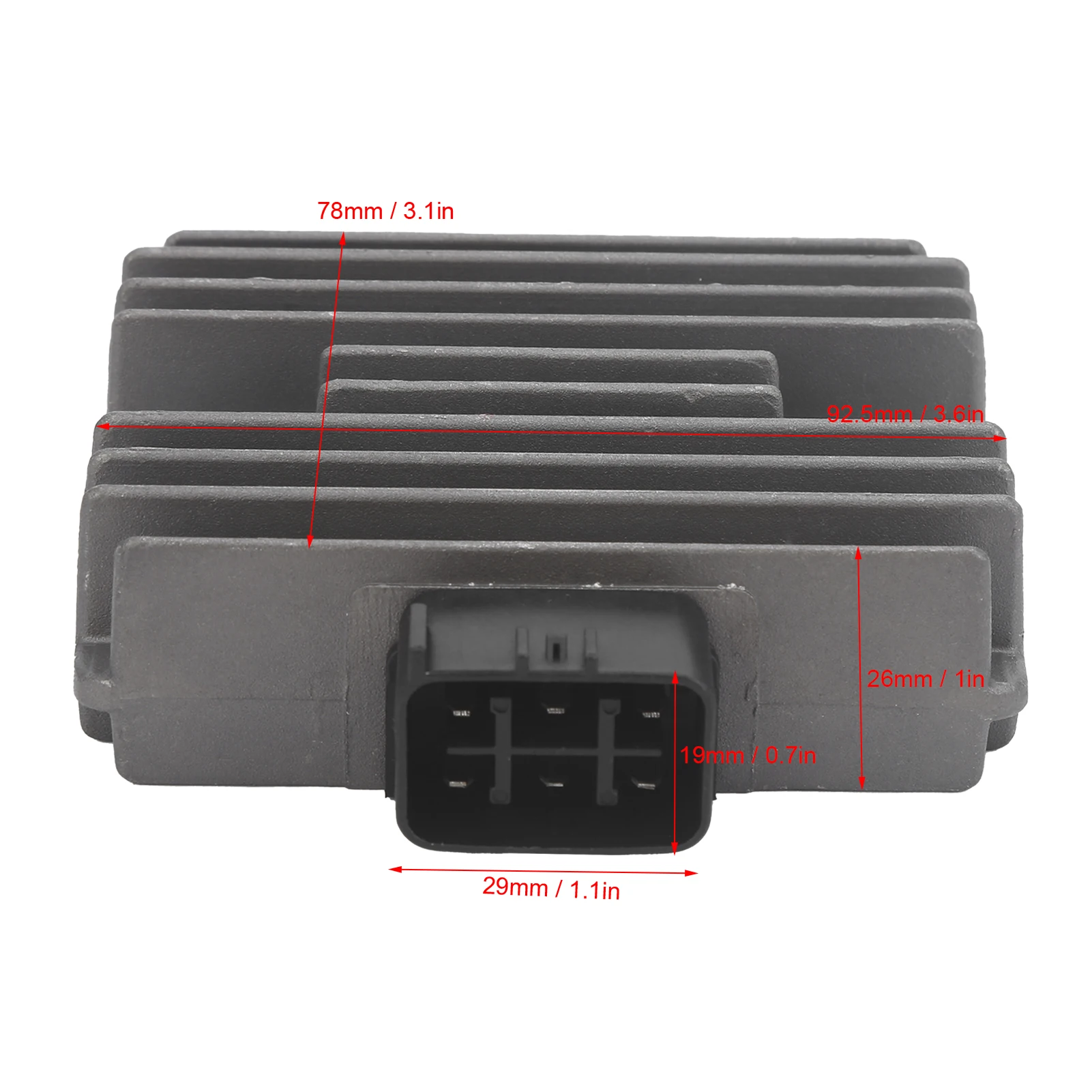 68V-81960-00 Voltage Regulator Rectifier SH678A‑12 SH678‑11 SH678KA Fit for Kawasaki KRF 750 Teryx 4X4 OEM Voltage Regulator