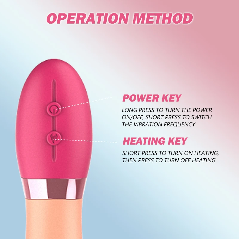 LICKLIP 3in1 Realistic Tongue Vibrator Clitoris Nipple Stimulator Swing Heating Soft Dildo Vibrators Adult Sex Toys For Women