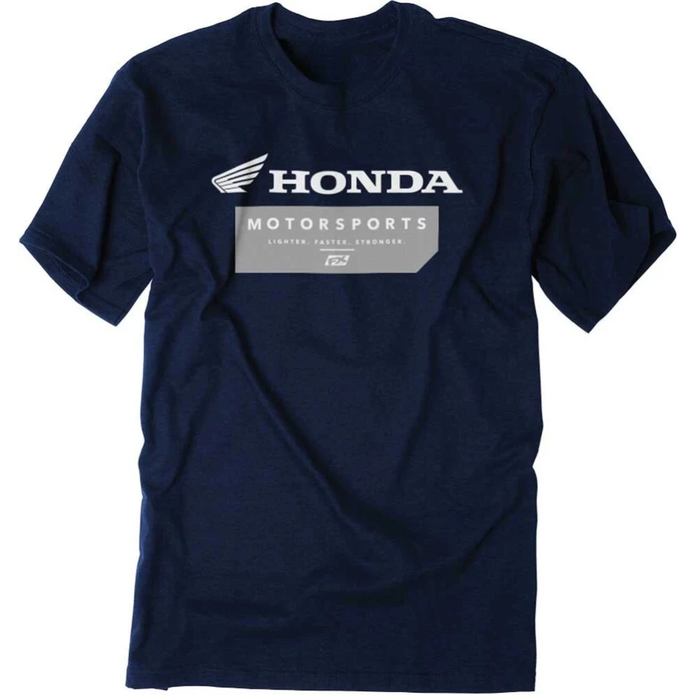 

Honda Men's and Women's T-shirt Summer Cotton Short-sleeved Shirts Spring and Autumn New Motorcycle Racing Car Off-road Y2k Top
