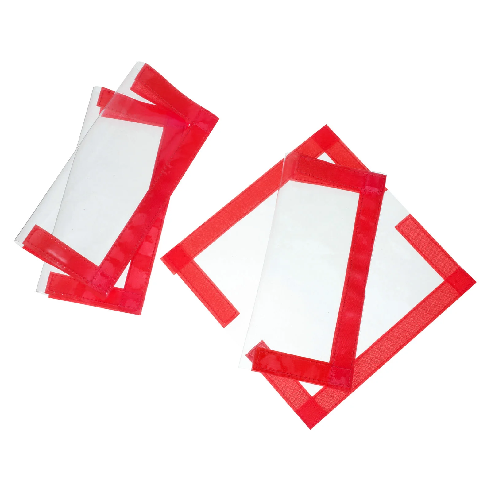 

4pcs Clear Pvc Fishing Lure Wraps Bait Storage Organizer Portable Protective Covers Transparent Bait Keeper Lure Hook