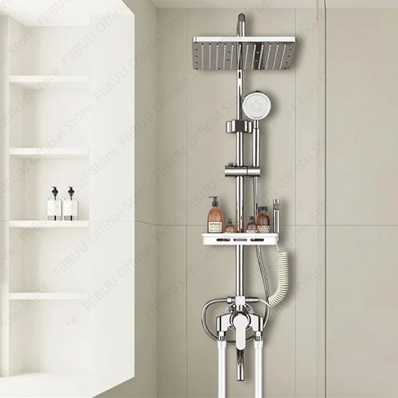 

Система тропического душа, насадка для душа с объемным водопадом, комбинированный ручной распылитель, экономия воды, душевой набор, регулируемые аксессуары для ванной комнаты