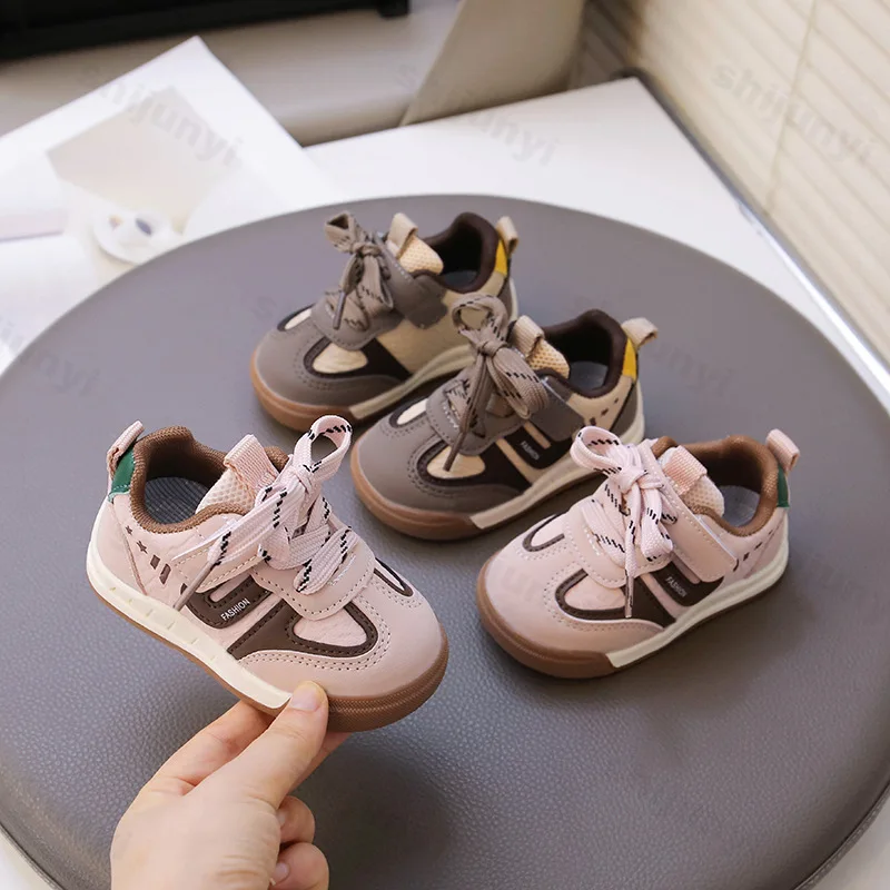 

Children's Casual Shoes Spring Autumn New Non Slip Soft Sole Outdoor Girls' Walking Shoes Lightweight Comfortable Boys' Sneakers