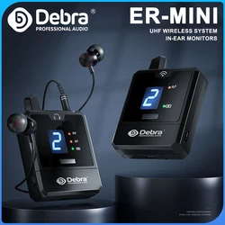 Debra-Système de surveillance intra-auriculaire sans fil portable UHF, réception de signal stable, aste, adapté aux petits concerts