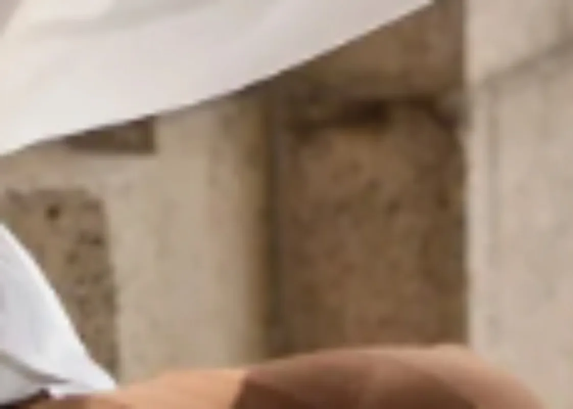 

Women's White Round Neck Puff Sleeve Smocked Waist Peplum Blouse