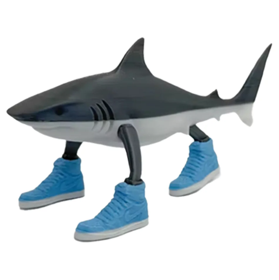 新しいトゥン・トゥン・トゥン・サフールフィギュア玩具トララレロ・トラララフィギュア玩具トゥン・トゥン・トゥン・サフール玩具トララレロ・トラララサメフィギュア