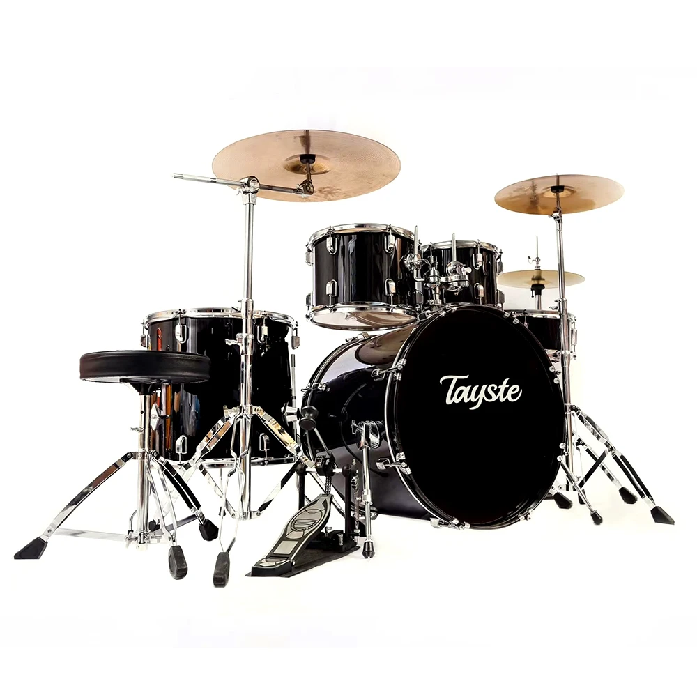 Wholesales  jazz drum  5 drum 2 cymbals  acoustic drum set