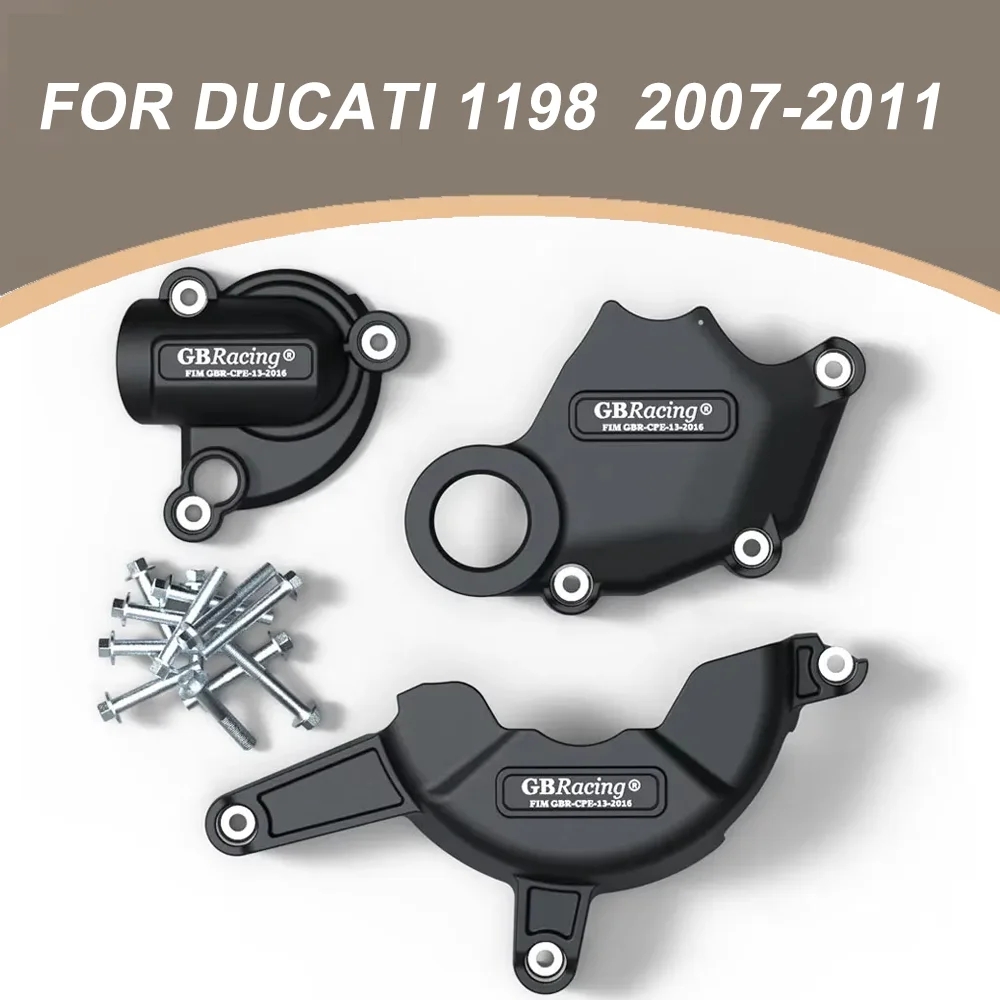 

Motorcycles Engine cover Protection case FOR Ducati 1198 2007 2008 2009 2010 2011 Engine Covers