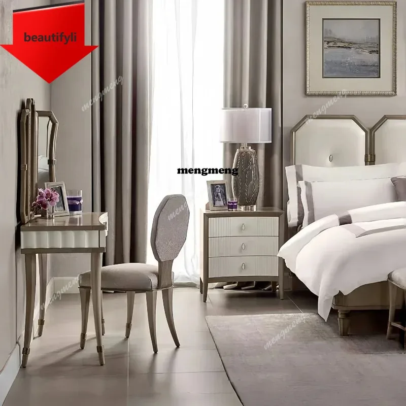 

B53 Modern Organizer Dressing Table Sets Desk Mirror Dressing Table Living Room European Tocador Maquillaje Bedroom Furniture