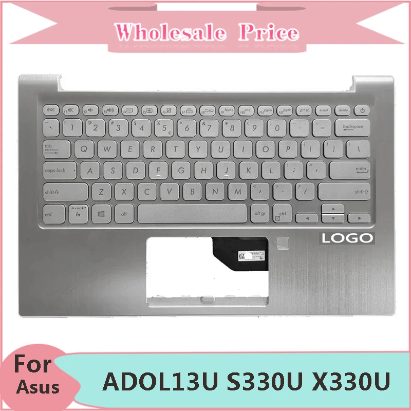 New Original For Asus ADOL13U ADOL13F S330U X330U UA FA Laptop Palmrest Case Keyboard US English Version Upper Cover