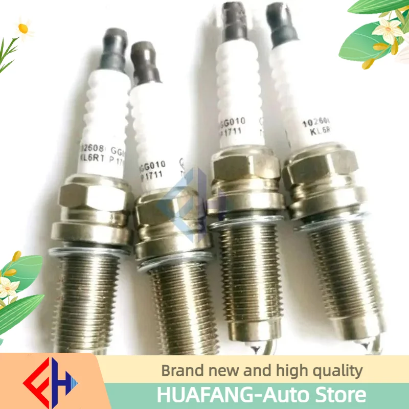 Original 4pcs/lot Spark Plug For Jac J3 J4 J5 J6 S3 Sei2 Sei3 Spark Stone 1026080gg010 High Quality