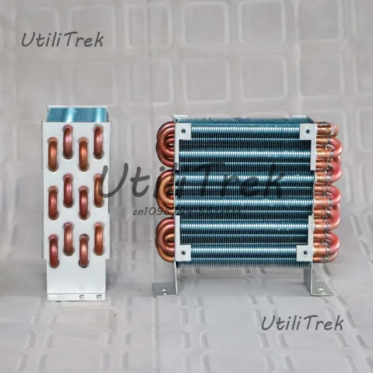 

Мини-конденсатор CP4x6x120, ребристый радиатор с медной трубкой и воздушным охлаждением, испаритель с одним вентилятором 120