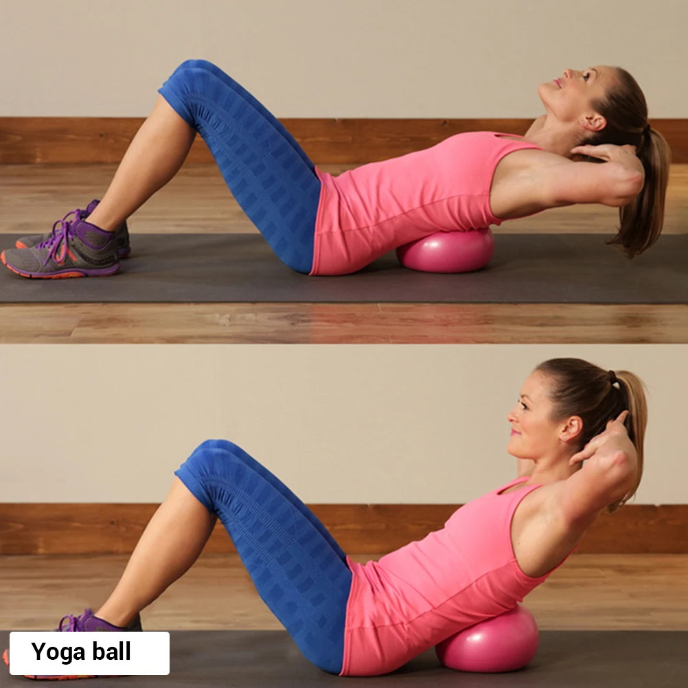 Picture 4: Fitness Ball 25cm PVC Yoga Ball Mini Fitness Ball Explosion Proof Balance Yoga Ball PVC Balance Yoga Bal