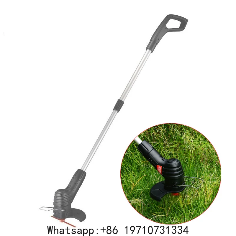 Grass Trimmer Portable Smart Wireless Electric Lawnmower Lithium Battery Weeding USB charging Length Adjustable Pruning Cutter
