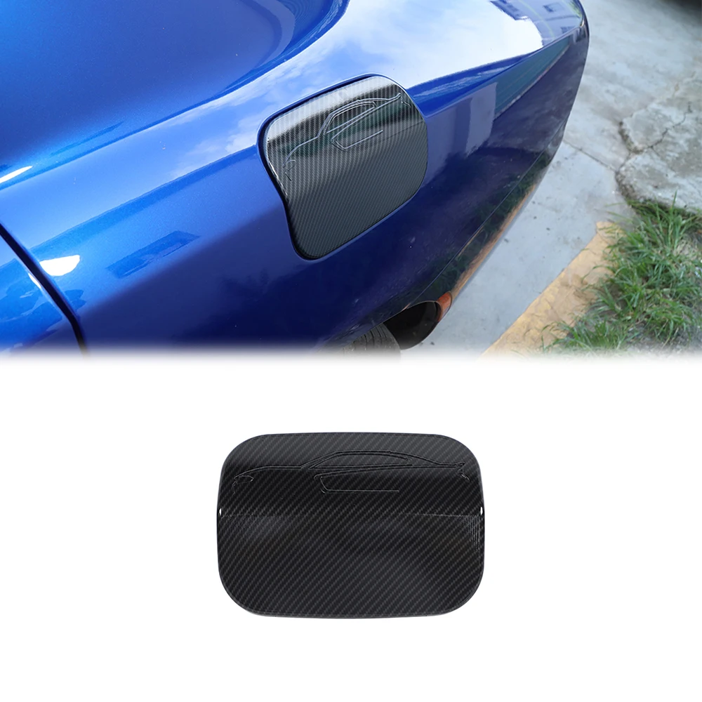 

Car Exterior Fuel Tank Cap Trim Cover for Dodge Charger 2011-2020 2021 2022 2023 ABS Carbon Fiber Tank Covers Accessories