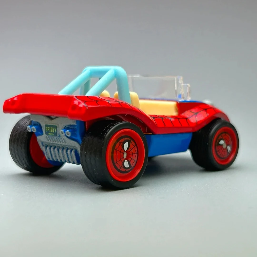 ホットウィール プレミアム ポップカルチャー マーベル シリーズ 1:64 ダイキャスト スパイダーモービル 合金車モデル コレクタブルビークルおもちゃ 男の子ギフト