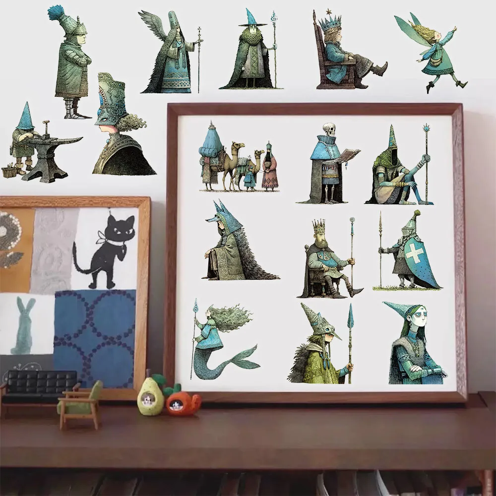 50 قطعة من ملصقات العالم السحري الإبداعي، أدوات مكتبية، ثلاجة الكمبيوتر، جراب هاتف، ملصقات شخصية جمالية #6