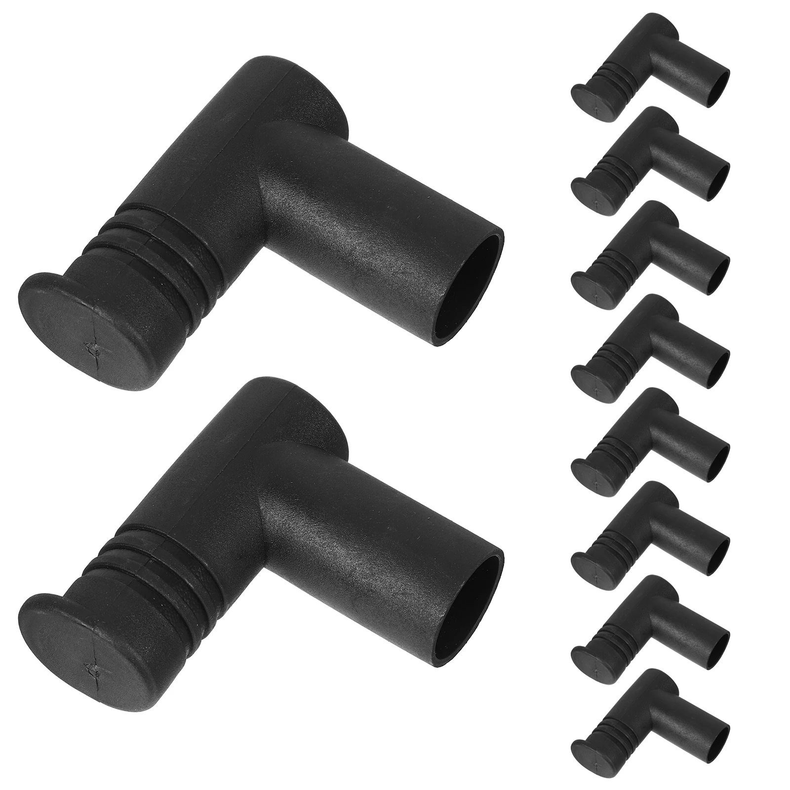 

10 Pcs Hanger Connector Tube Sleeves Hollow Round Clothes Drying Rack Joints Accessories Stable Connection Wear Resistant