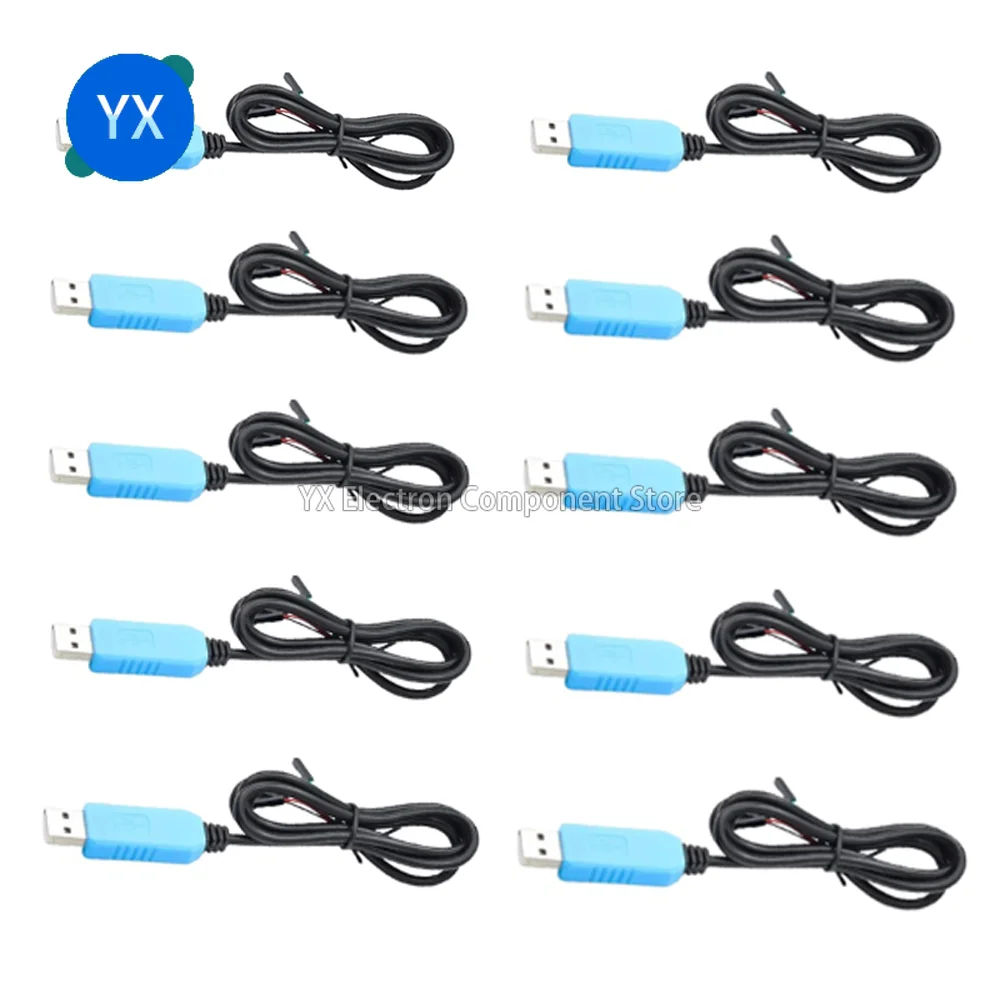 

10pcs Blue PL2303TA/GL Download Cable USB To TTL RS232 Module Upgrade Module USB To Serial Download