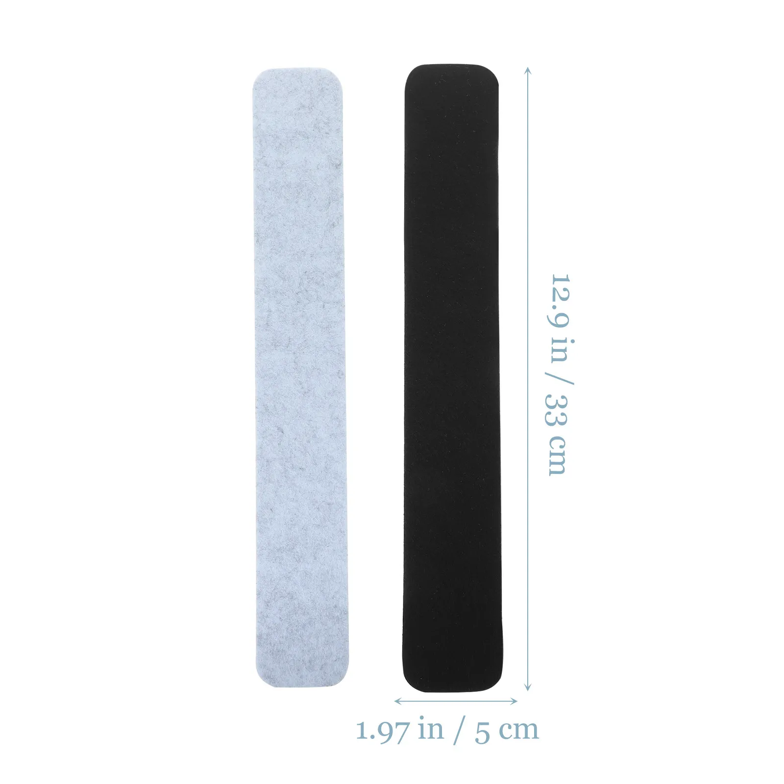 4Pcs Felt Bulletin Board Strip Modern Minimalist Wall Mounted Pin Board for Notes Photos Announcements Schedules Home Office