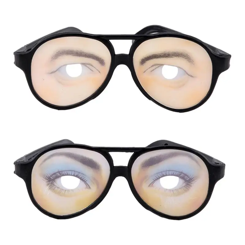 Gafas de ojos para Halloween, juguetes de broma para el Día de los inocentes