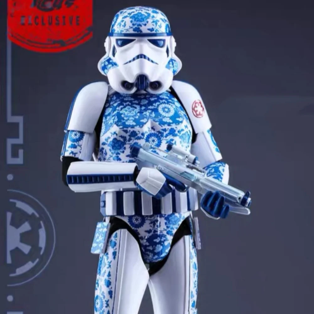 

HOTTOYS HT MMS401 1/6 «Человек-солдат», синий и белый фарфоровый штурмовик, ограниченная серия, 12 дюймов, полный набор, экшн-фигурка, модель игрушки