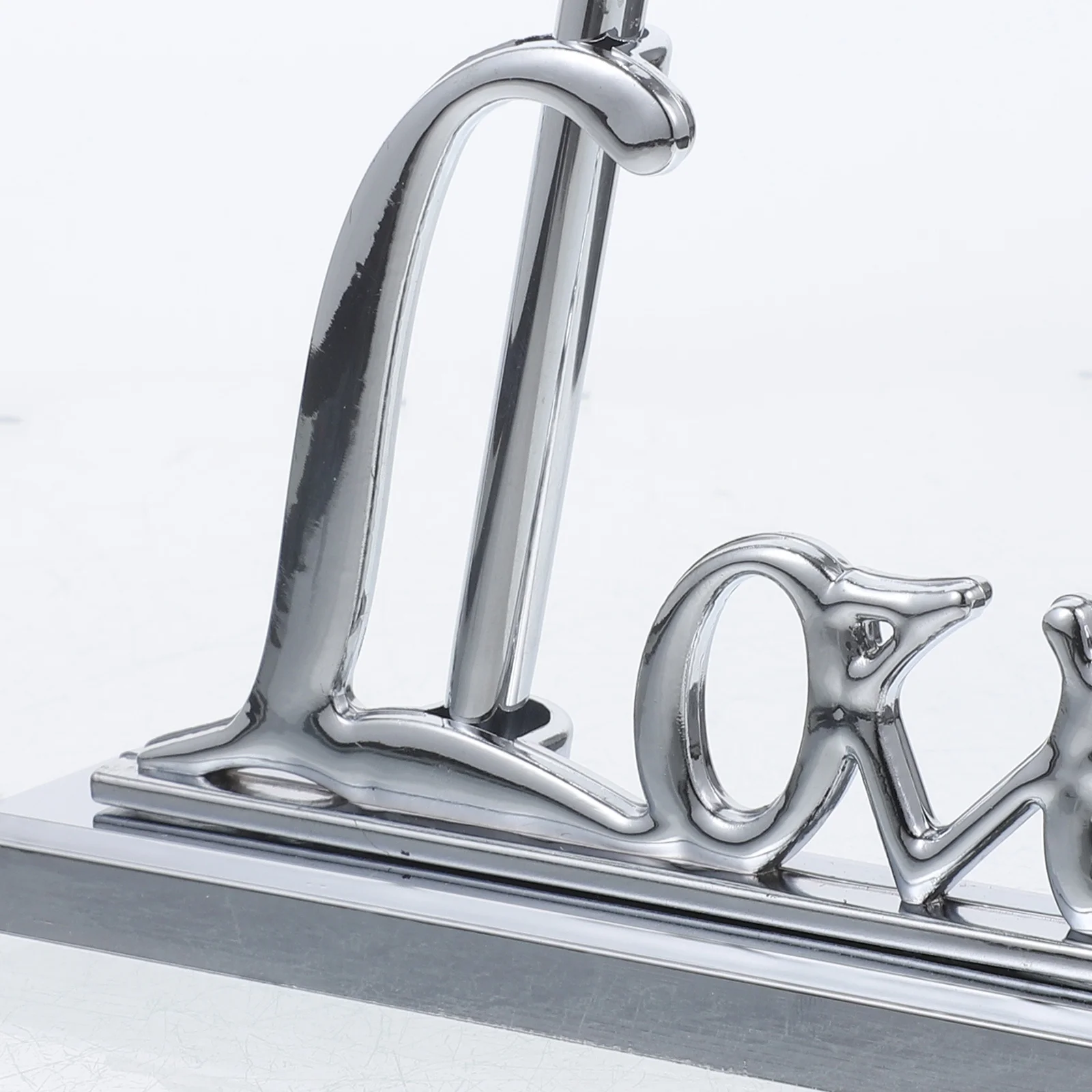 

Elegant Silver Wedding Signature Pen and Holder Set Crystal-Look Accents for Guest Book Signing Ceremony Keepsake Decor