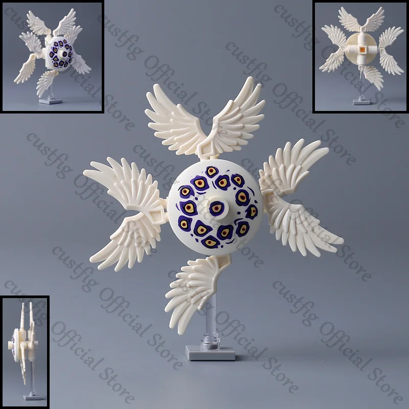 MOC Easter Day Egg Rabbit Animal Building Blocks Castle Knight Figures Angel Feathered Wings Creative Bunny Model Kids Toy Gifts
