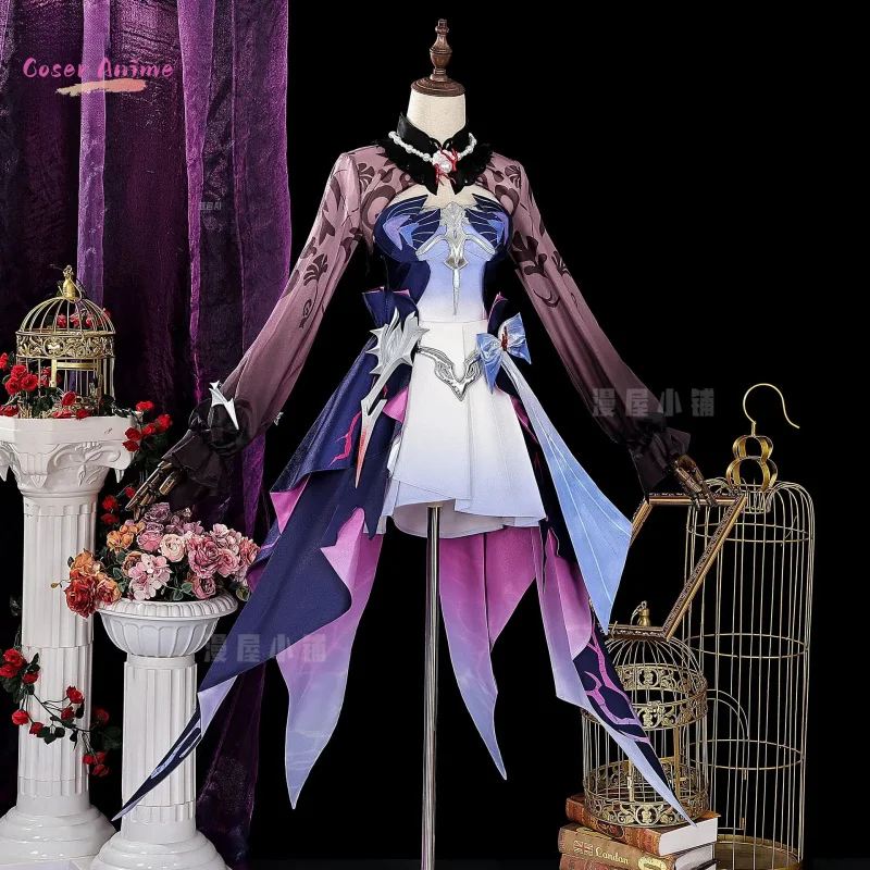 

Honkai：Star Rail Helektra Cosplay Costume Uniform Halloween Carnival Party Christmas Play Role Clothes Clothing for Women