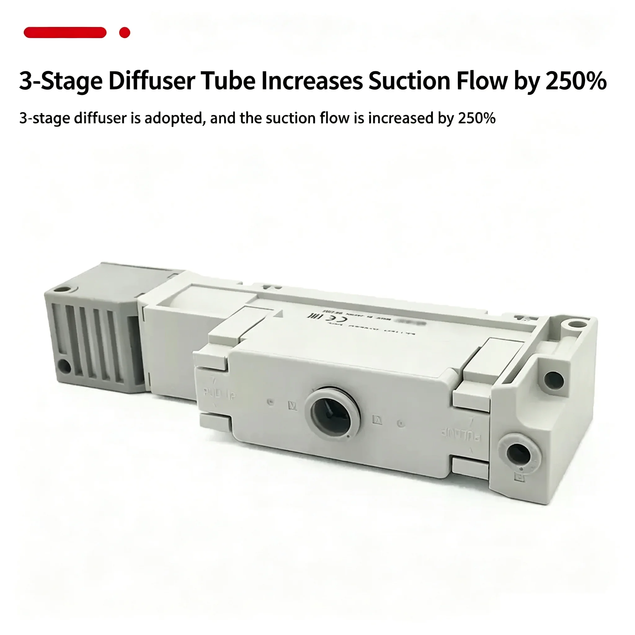 1PCS  New‑model ZL112A Multi‑stage Vacuum Generator, High Flow, Large Suction Capacity, High Vacuum and Strong Negative Pressure
